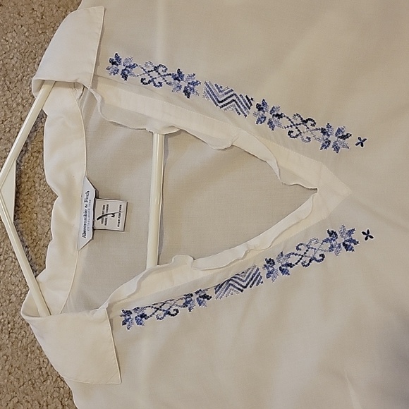 Abercrombie & Fitch Tops - Abercombie and Fitch embroidered top